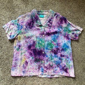 Chloe Cox one of a kind tie dye short sleeve